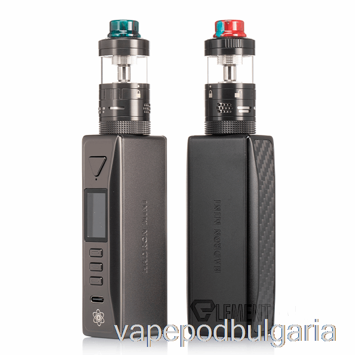 Vape Bulgaria Steam Crave Hadron Mini Dna100c 100w Starter Kit Meson - черен
